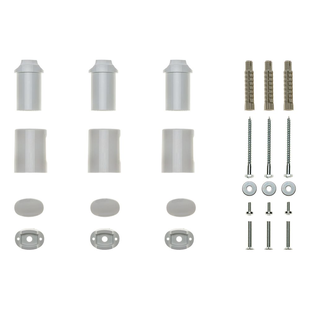Brötje Montage-Set New Classic Weiß, 3 Halter... BROETJE-971034 4017042971034 (Abb. 1)