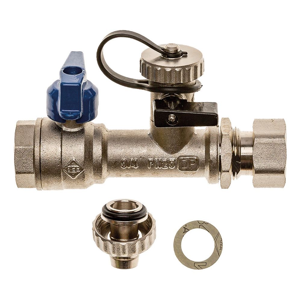 Brötje Kugelhahn für Rücklauf ADH 1/2" und 3/4"... BROETJE-982672 4017042982672 (Abb. 1)