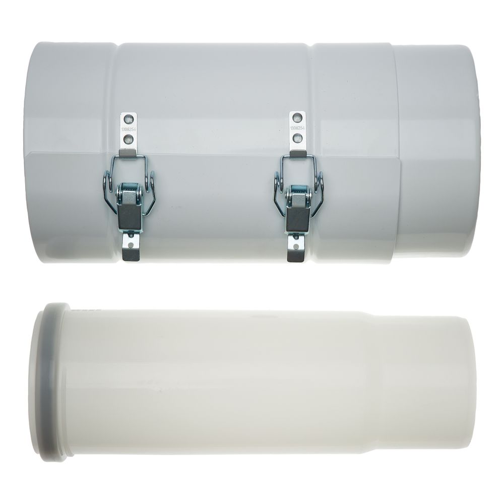 Brötje Langmuffe konzentrisch DN 80/125, PPs/Aluminium... BROETJE-994934 4017042994934 (Abb. 1)