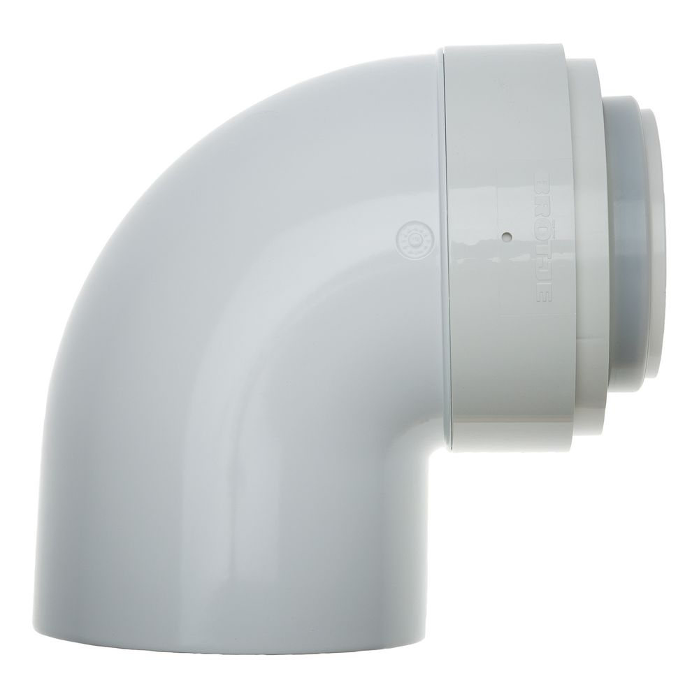 Brötje Bogen 87 Grad konzentrisch für DN 80/125, PPs/AL... BROETJE-994941 4017042994941 (Abb. 1)