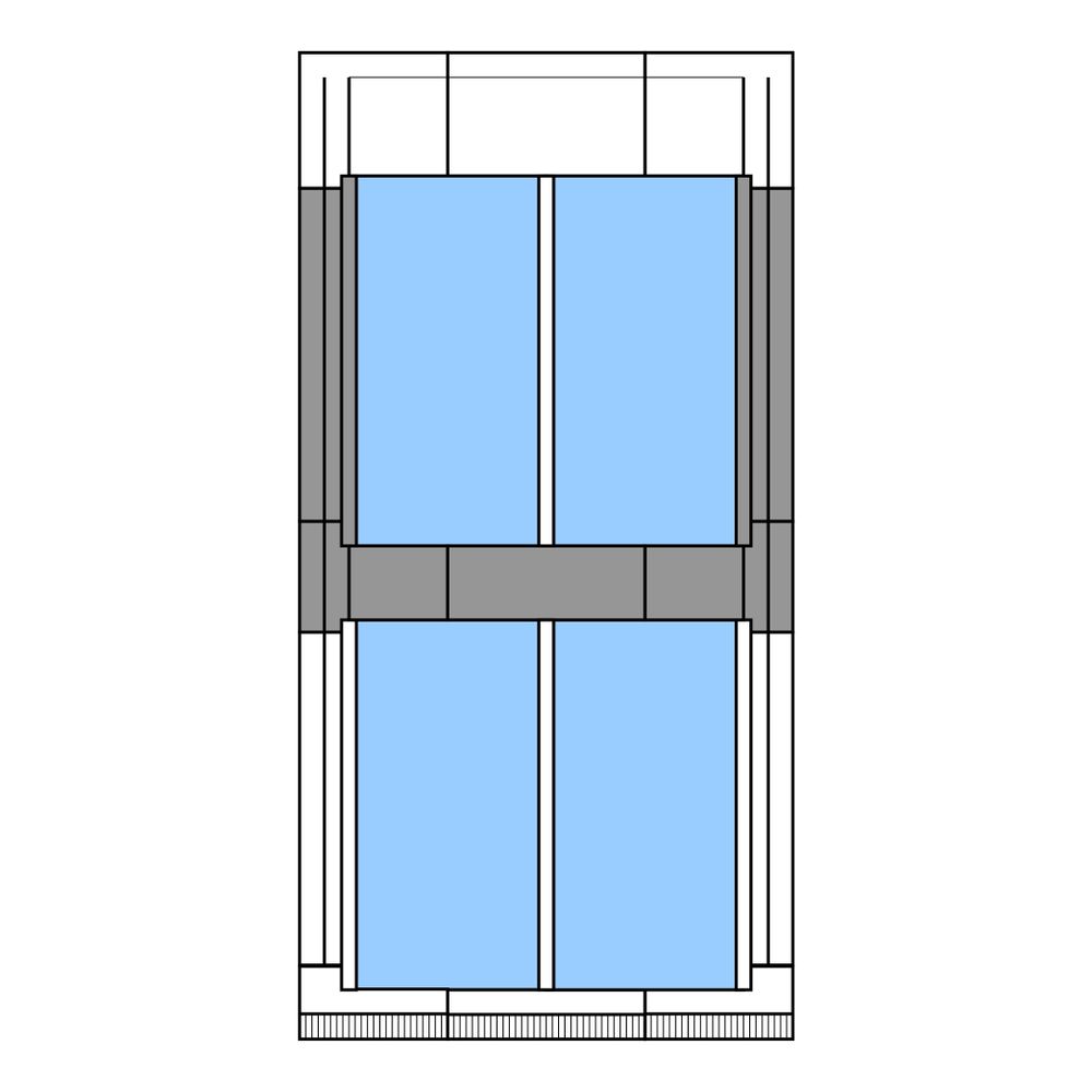 Brötje Blecheinfassung SBEG-U, Grundbausatz übereinander... BROETJE-7703547 4017042193726 (Abb. 1)