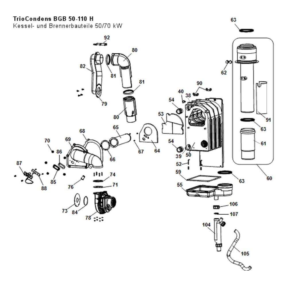 Brötje Luftblende, für WGB 2.70 D, 16-70kW... BROETJE-669795 4017042669795 (Abb. 2)