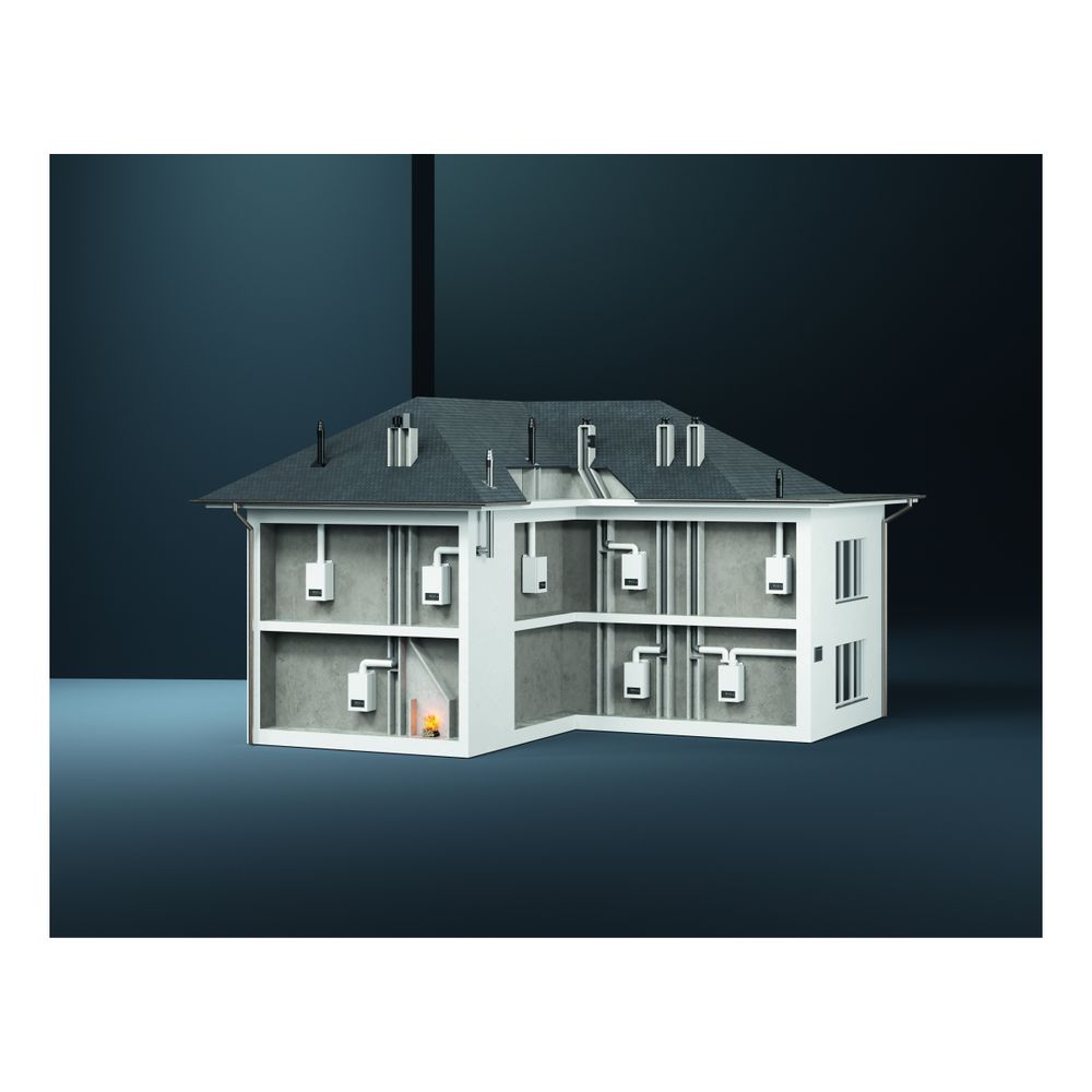 Brötje Kombinationspaket KAS 80/6 VA RLUA mit Grundbausatz, Verlängerungsrohr, Revisio... BROETJE-7813781 4017042241250 (Abb. 2)