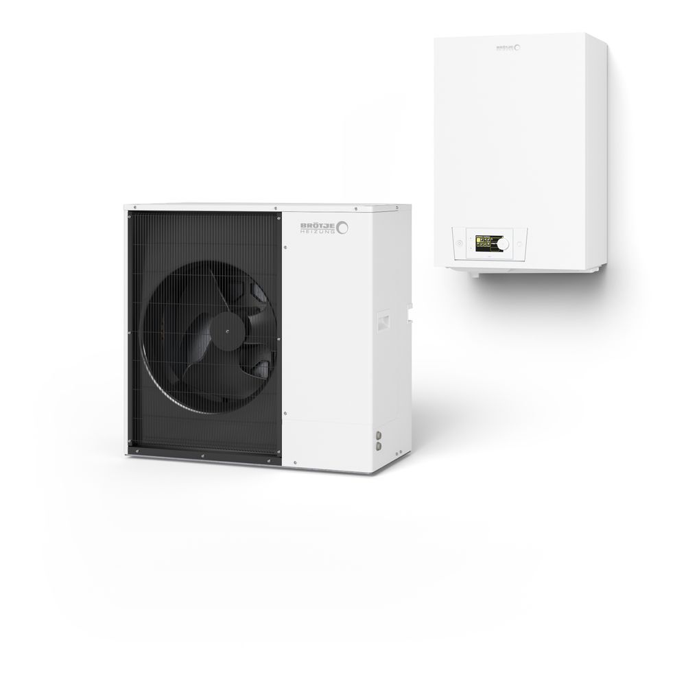 Brötje Systempaket BLW Mono-P 11 Luft-Wasser-Wärmepumpe R290, 11,2kW bei A7/W35, AWHP ... BROETJE-7825485 4017042246521 (Abb. 1)