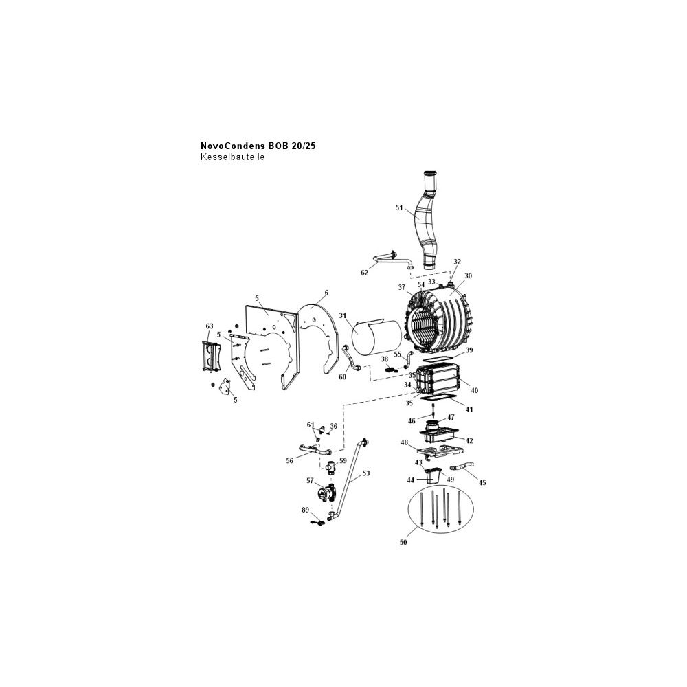 Brötje Isoliermatte Kesselfront, 7311348... BROETJE-7311348 4017042118873 (Abb. 2)