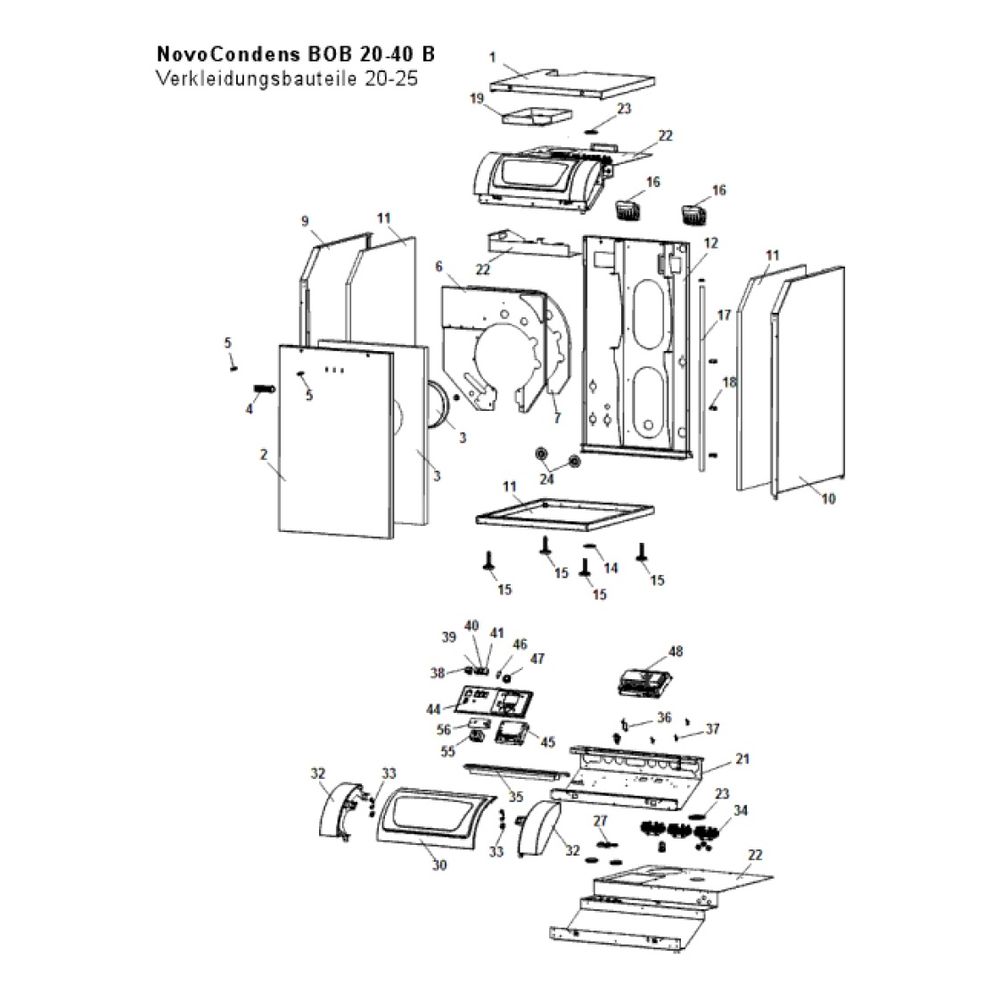 Brötje Isoliermatte Kesselfront für BOB 20/25 B... BROETJE-7668781 4017042175289 (Abb. 2)