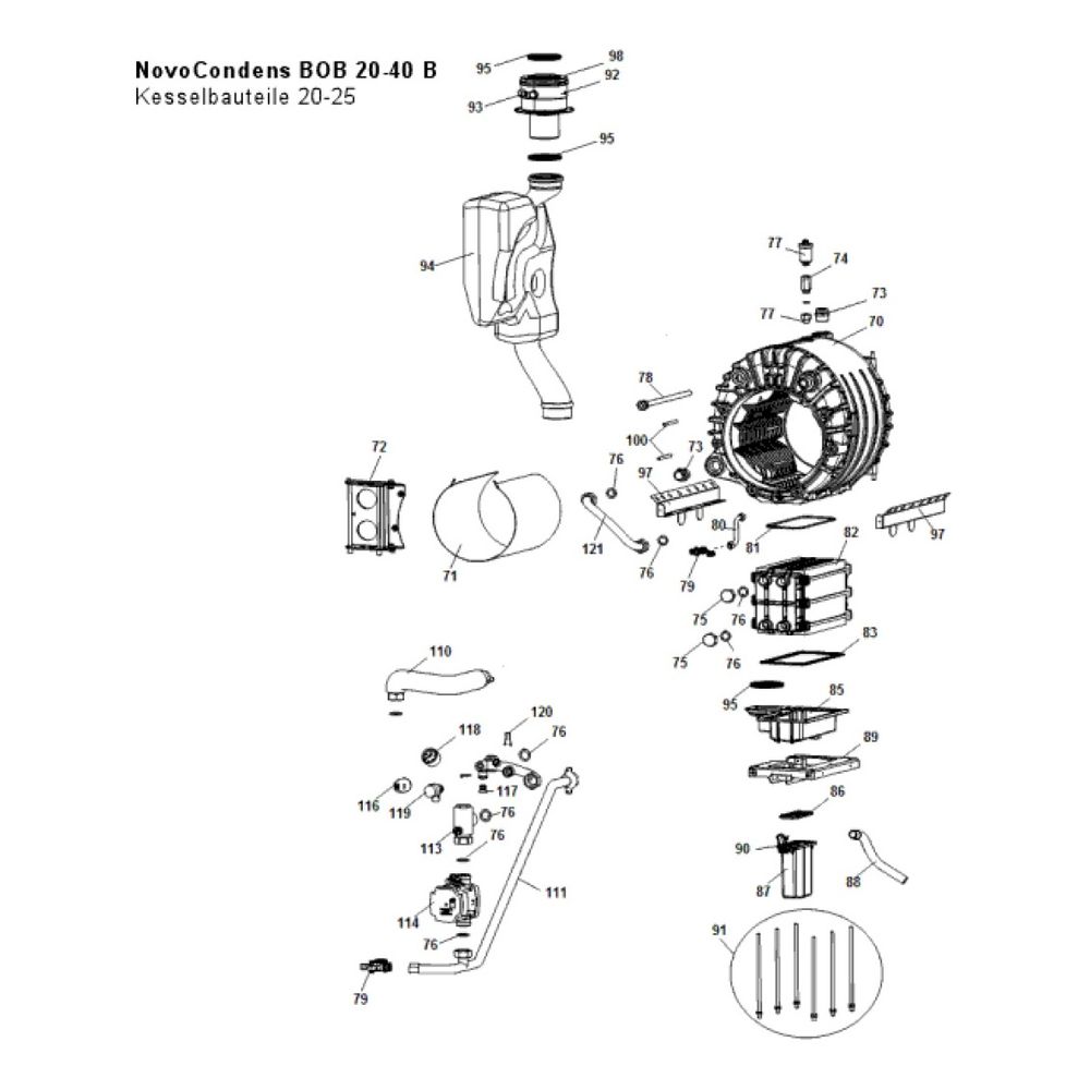 Brötje Rücklaufverteiler für BOB 20/25, 7668809... BROETJE-7668809 4017042175548 (Abb. 2)
