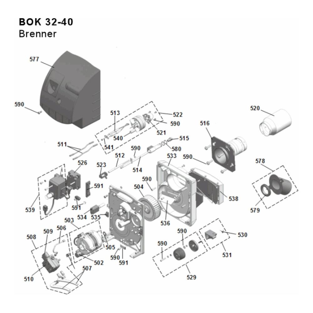 Brötje Ansaugluftführung BOK 32kW, 7727335... BROETJE-7727335 4017042205153 (Abb. 2)