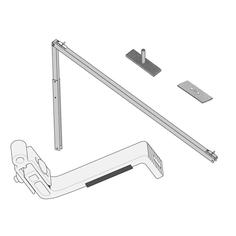 Brötje Aufdachbefestigungsset DB SB 2 für Flachkollektor FK26W, FK26K und FK25R... BROETJE-626699 4017042626699 (Abb. 2)