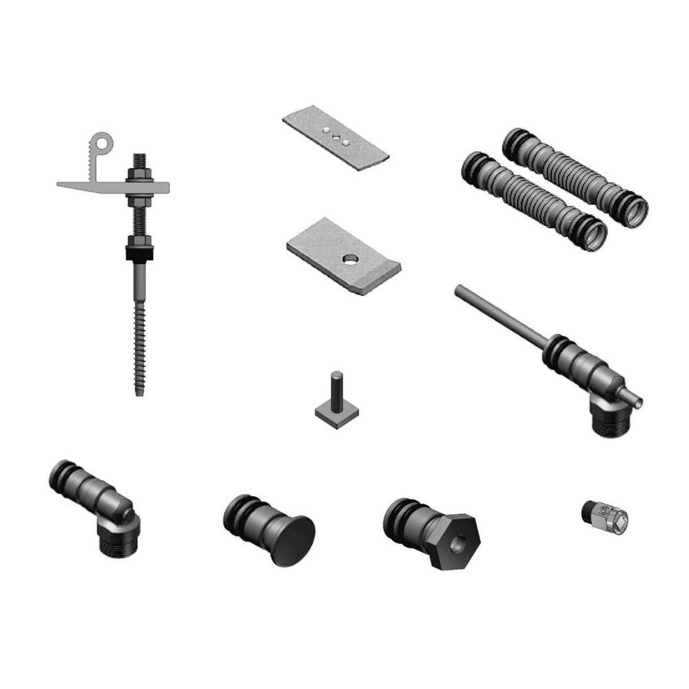 Brötje Stockschraubenset STS 00 B für Parallelmontage... BROETJE-807326 4017042807326 (Abb. 1)