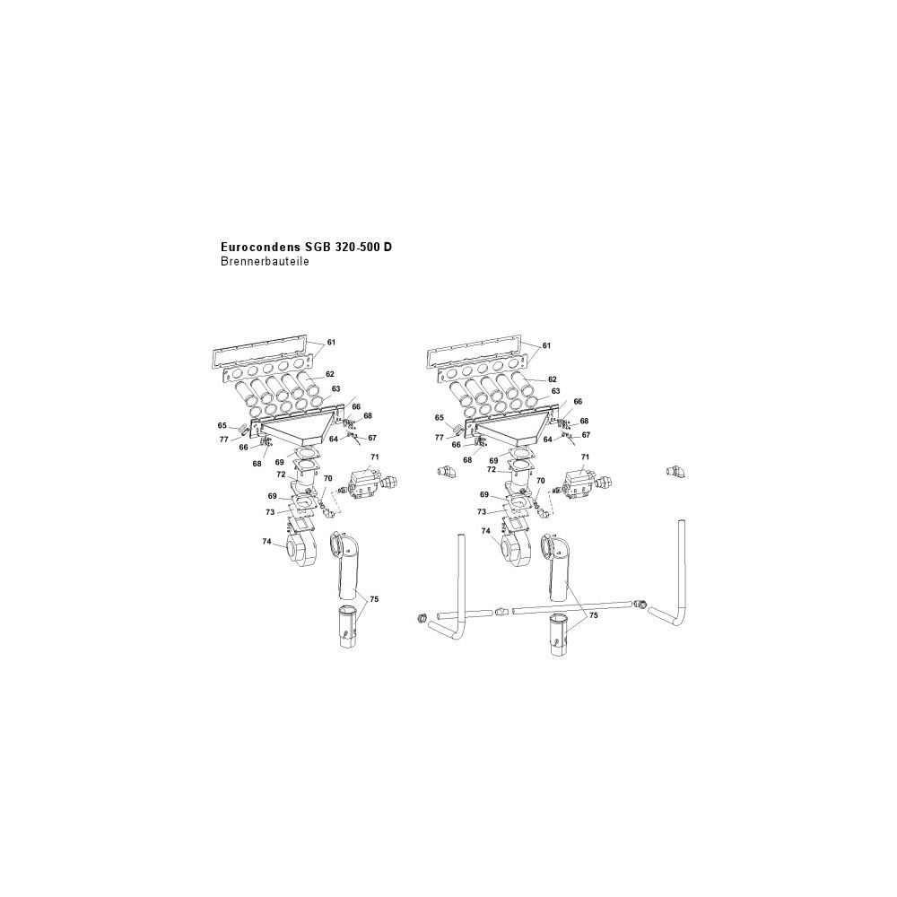 Brötje Brennerdichtungs-Set für SGB 320... BROETJE-661119 4017042661119 (Abb. 2)