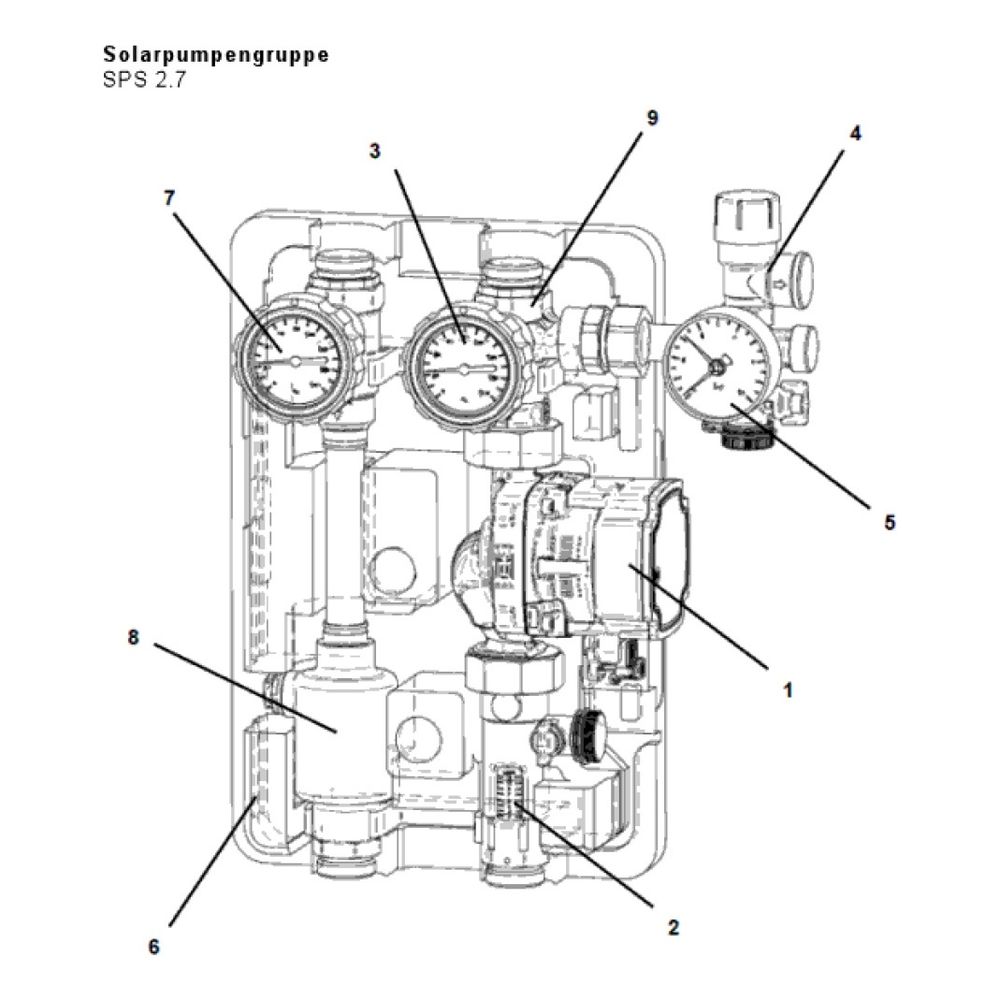 Brötje Pumpe UPM3 Solar 25-70 PWM SPS 1.7/2.7... BROETJE-7643102 4017042156011 (Abb. 2)
