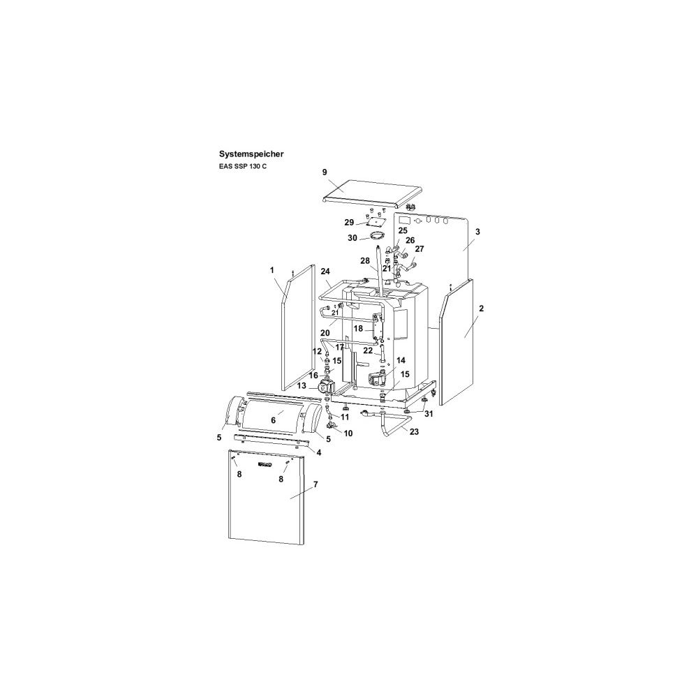 Brötje Rohr Speichervorlauf für SSP, 641241... BROETJE-641241 4017042641241 (Abb. 2)