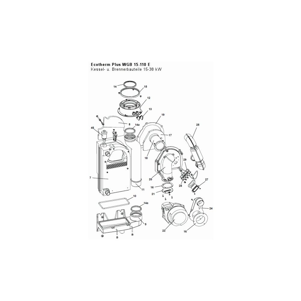 Brötje Brennerrohr Metallfaser für WGB 15/20 Flüssiggas... BROETJE-674850 4017042674850 (Abb. 2)