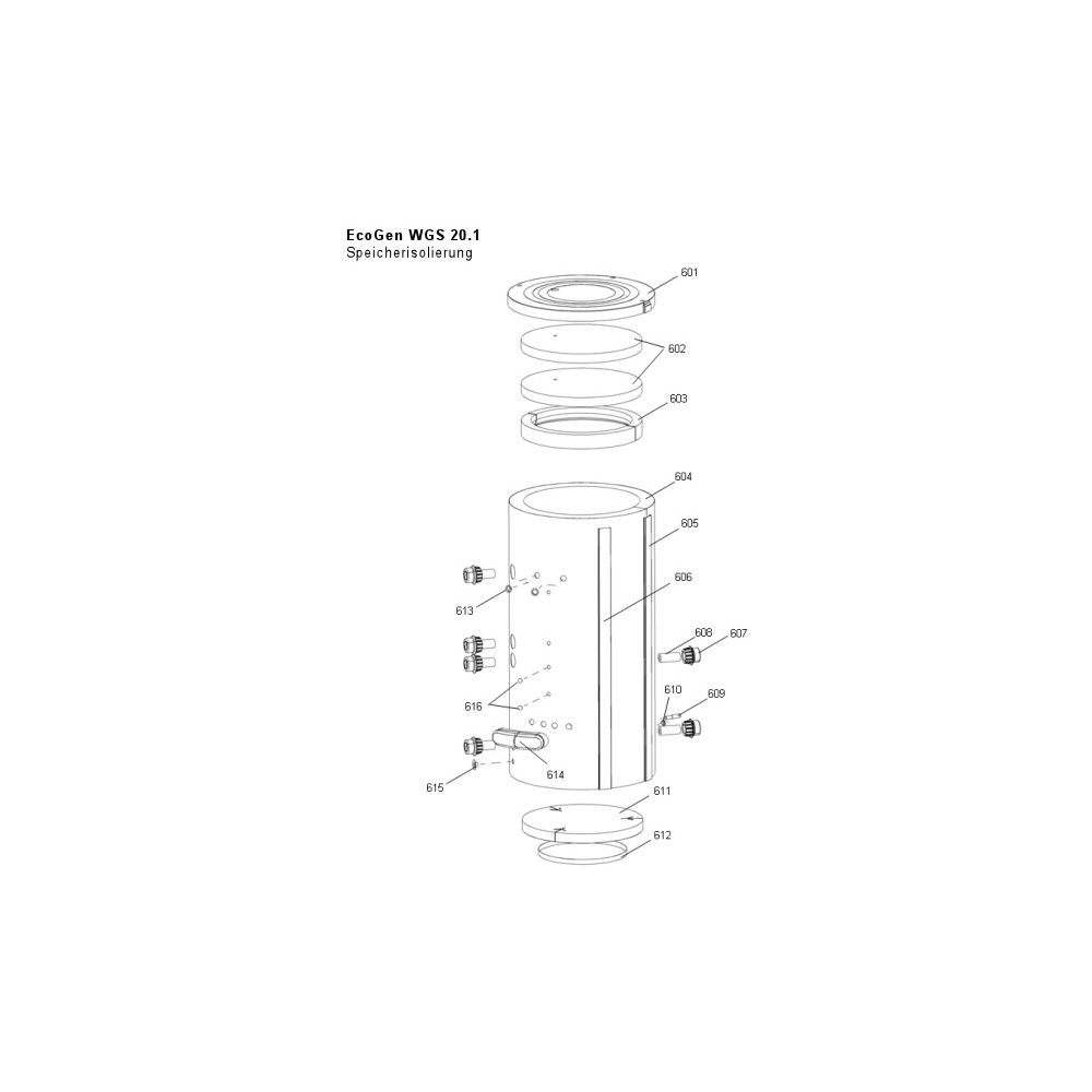 Brötje Dämmbalken für SPS/SPZ Speicher, 821766... BROETJE-821766 4017042821766 (Abb. 2)