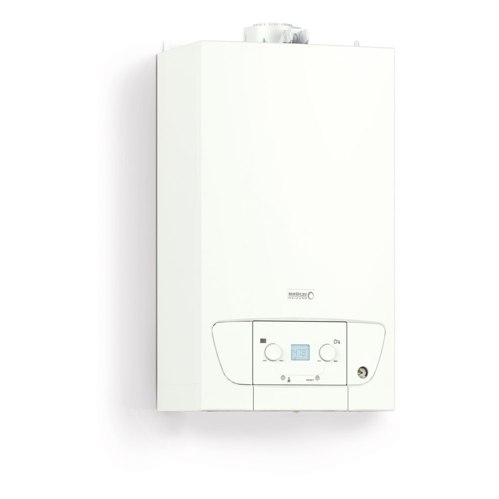 Brötje Gas-Brennwerttherme WLS 24, 4,9–24,7kW, Trinkwarmwasser 4,9–24,7kW für den Eins... BROETJE-7669737 4017042174336 (Abb. 1)