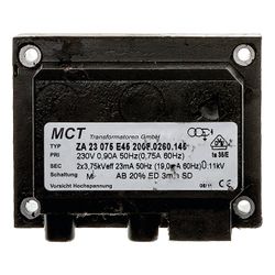Brötje Zündtrafo ZA 23075 E45 mit Steckanschluss Primit 230V 50Hz... BROETJE-611817 4017042611817 (Abb. 1)