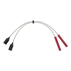 Brötje Zündkabelsatz komplett 255mm, beidseitig Stecker 4mm isoliert... BROETJE-612616 4017042612616 (Abb. 1)