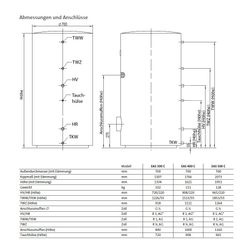Brötje Standspeicher EAS 500C, 500 Liter... BROETJE-623483 4017042623483 (Abb. 1)