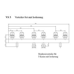 Brötje Verteilerset VS 3, für 3 Heizkreise... BROETJE-625319 4017042625319 (Abb. 1)