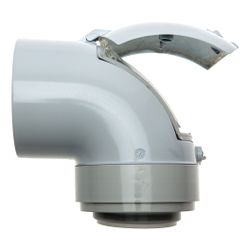 Brötje Revisionsbogen konzentrisch 87 Grad DN 80/125 PPs/Al... BROETJE-644938 4017042644938 (Abb. 1)
