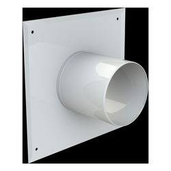 Brötje Schornsteinanschlussstück konzentrisch KSAN 100 AL/PPS, Weiß... BROETJE-7308348 4017042107372 (Abb. 1)