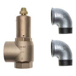 Brötje Sicherheitsventil 3 bar, für SGB 400–610 E... BROETJE-7308370 4017042100045 (Abb. 1)