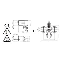 Brötje Umschaltventil USV TWF, mit Trinkwasserfühler... BROETJE-7309240 4017042111225 (Abb. 1)