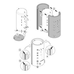 Brötje Wärmedämmung, für SPZ WD 800 C, 7630654... BROETJE-7630654 4017042139618 (Abb. 1)