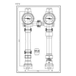 Brötje Pumpenset POP B, ohne Pumpe, ohne Mischer, mit PER... BROETJE-7636419 4017042145206 (Abb. 1)