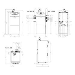 Brötje Gas-Brennwertwärmezentrum BMK 20/24 SSP 100 B, 2,4-20,0kW, mit Schichtenspeiche... BROETJE-7646476 4017042158220 (Abb. 1)