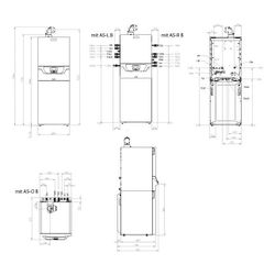 Brötje Gas-Brennwertwärmezentrum BMK 20/24 RSP 160 B, 2,4-20,0kW, mit Rohrwendelspeich... BROETJE-7646477 4017042158237 (Abb. 1)