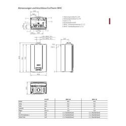 Brötje Gas-Heizwerttherme WHC 18 E-Gas, 10,6-18,0kW mit Trinkwassererwärmung... BROETJE-7651053 4017042157773 (Abb. 1)