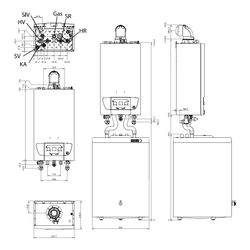 Brötje Gas-Brennwerttherme WLS 24, 4,9–24,7kW, Trinkwarmwasser 4,9–24,7kW für den Eins... BROETJE-7669737 4017042174336 (Abb. 1)