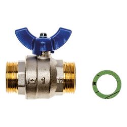 Brötje Kugelhahn 1" Blau für DWM SPZ, 803106... BROETJE-803106 4017042803106 (Abb. 1)