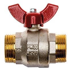 Brötje Kugelhahn 1" Rot für DWM SPZ, 803113... BROETJE-803113 4017042803113 (Abb. 1)