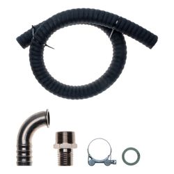 Brötje Gummischlauch 1 1/4" mit Stahlspirale, für BLW 20... BROETJE-804851 4017042804851 (Abb. 1)