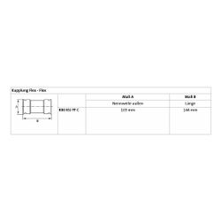 Brötje Kupplung für flexibles Abgassystem K80 KU FF C... BROETJE-830362 4017042830362 (Abb. 1)