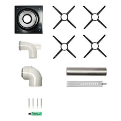 Brötje Abgasleitungs-Set Kessel-Schacht KAS 80/MC, DN 80/125, PPs/Edelstahl... BROETJE-832762 4017042832762 (Abb. 1)