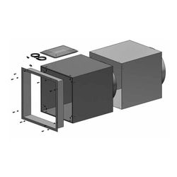 Brötje Zubehörsatz Schlauchanschluss für BLW B, BLW B ZS... BROETJE-834117 4017042834117 (Abb. 1)