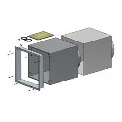 Brötje Zubehörsatz Schlauchanschluss für BLW B, BLW B ZS... BROETJE-834117 4017042834117 (Abb. 1)