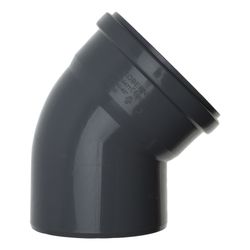 Brötje Abgasbogen 45 Grad PPS B 160/45 für SAS DN 160 aus Kunststoff... BROETJE-969932 4017042969932 (Abb. 1)