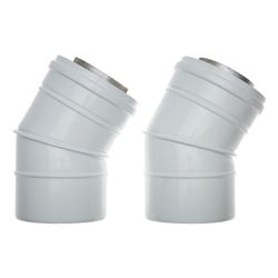 Brötje Bogen 30 Grad für DN 70/110, 2 Stück... BROETJE-970310 4017042970310 (Abb. 1)