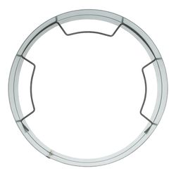 Brötje Lüftungsgitter mit Schachteinführung, für SAS 200-1, DN 200... BROETJE-971980 4017042971980 (Abb. 1)