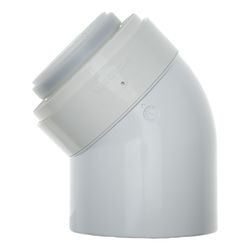 Brötje Bogen 45 Grad konzentrisch für DN 80/125, PPs/AL... BROETJE-994958 4017042994958 (Abb. 1)