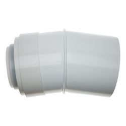 Brötje Bogen 15 Grad konzentrisch für DN 80/125, PPs/AL... BROETJE-994972 4017042994972 (Abb. 1)