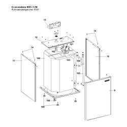 Brötje Vorderwand unten, für BBS 2, 992435... BROETJE-992435 4017042992435 (Abb. 1)