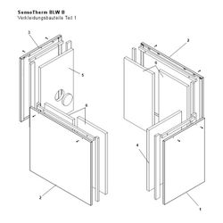 Brötje Verkleidungsvorderwand für BLW B mit Isolierung... BROETJE-7311822 4017042123594 (Abb. 1)