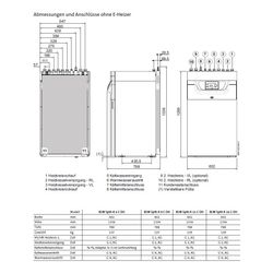 Brötje Luft-Wasser-Wärmepumpe Inverter Kompakt BLW Split-K 8 C, 7,97 bei A7/W35, R410A... BROETJE-7695600 4017042185929 (Abb. 1)