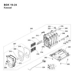 Brötje Sockel 3-teilig für BOK 19/24, 7654086... BROETJE-7654086 4017042167802 (Abb. 1)